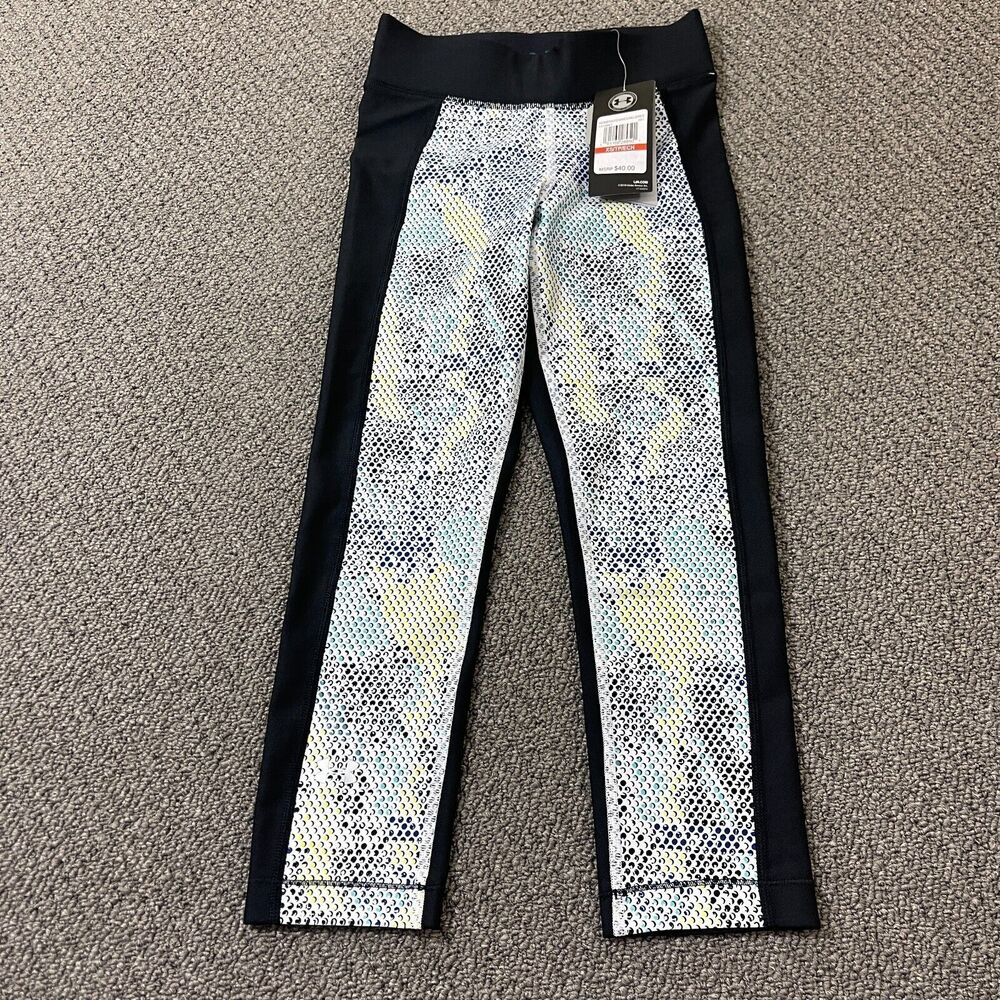 UA Under Armour Compression Leggings Womens Size XS Heat Gear Graphic Leggings